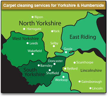Carpet Cleaninf Services for Yorkshire and Humberside